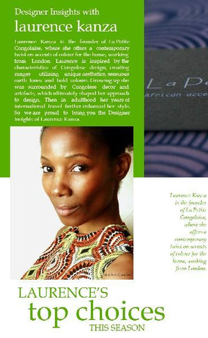 Designer insights with Laurence Kanza