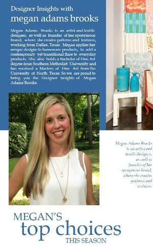 Designer insights with Megan Adams Brooks