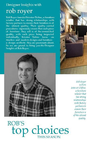 Designer insights with Rob Royer