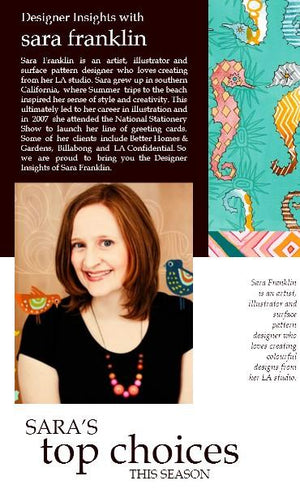 Designer insights with Sara Franklin