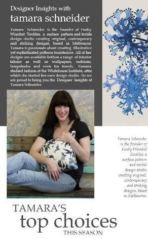 Designer insights with Tamara Schneider