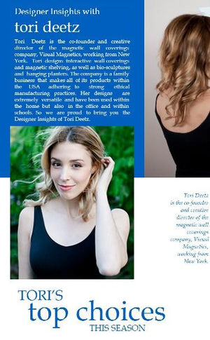 Designer insights with Tori Deetz