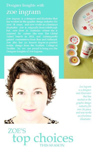 Designer insights with Zoe Ingram