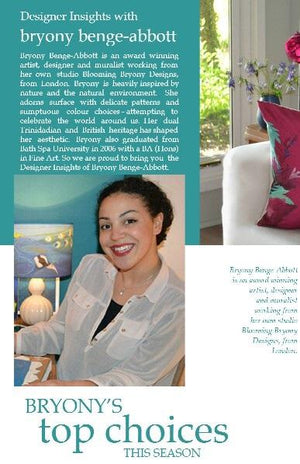 Designer insights with Bryony Benge-Abbott
