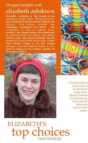 Designer insights with Elizabeth Ashdown