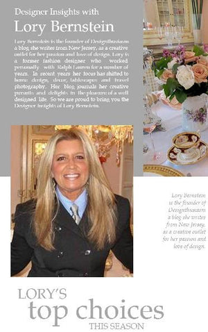 Designer insights with Lory Bernstein