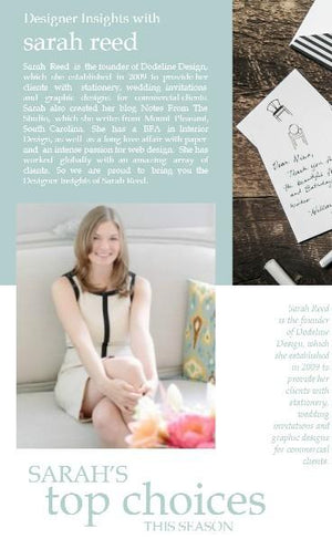 Designer insights with Sarah Reed