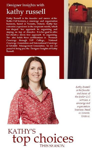 Designer insights with Kathy Russell