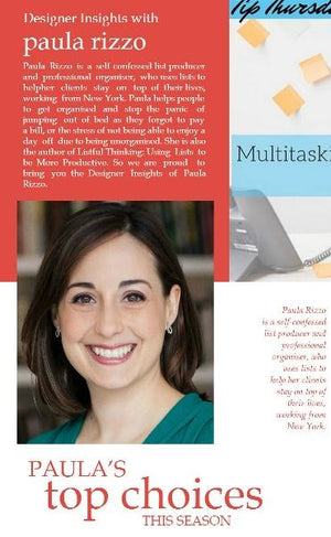 Designer insights with Paula Rizzo