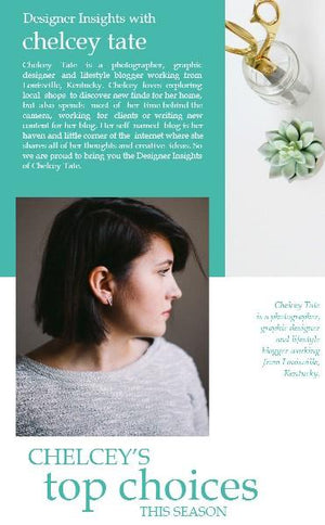 Designer insights with Chelcey Tate
