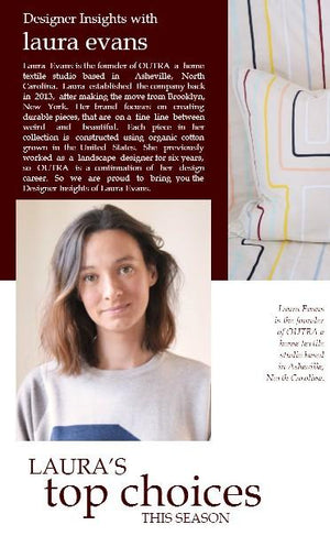 Designer insights with Laura Evans