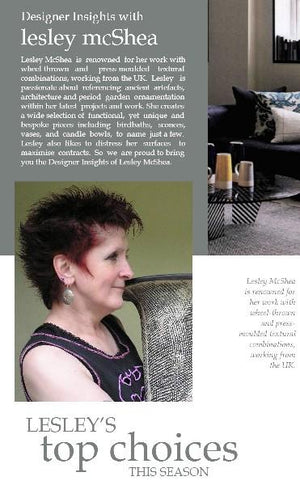 Designer insights with Lesley McShea