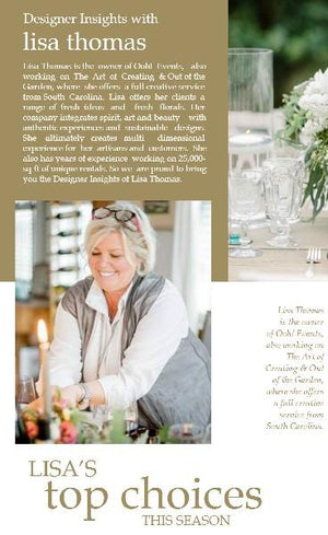 Designer insights with Lisa Thomas