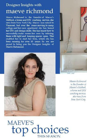 Designer insights with Maeve Richmond