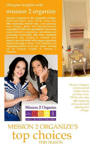 Designer insights with Mission 2 Organize