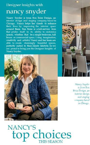 Designer insights with Nancy Snyder