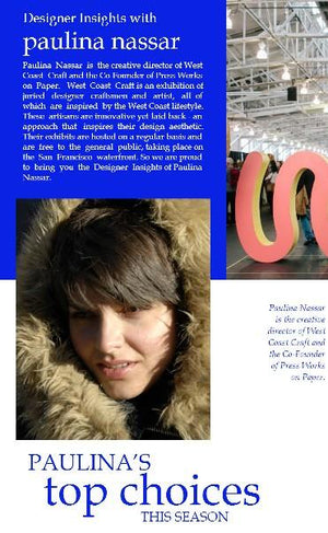 Designer insights with Paulina Nassar