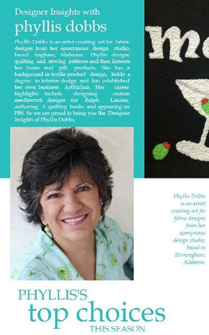 Designer insights with Phyllis Dobbs