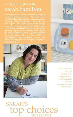 Designer insights with Sarah Hamilton