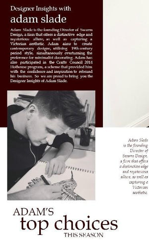 Designer insights with Adam Slade