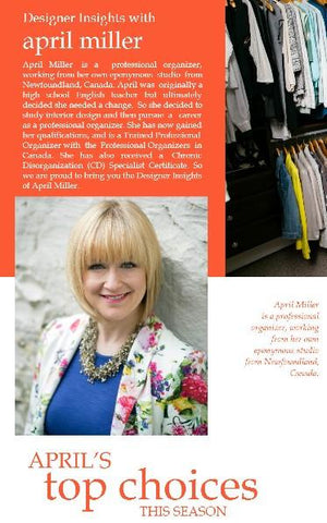 Designer insights with April Miller