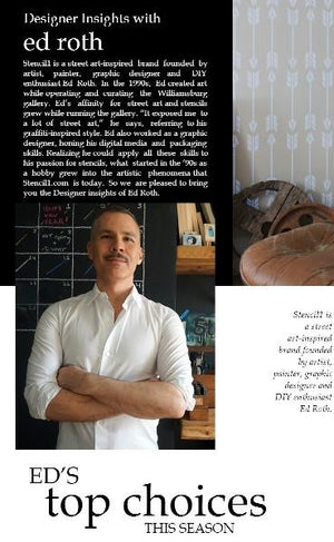 Designer insights with Ed Roth of Stencil 1