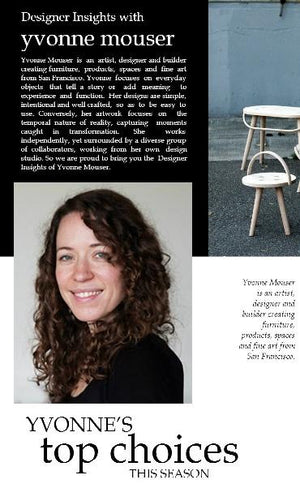 Designer insights with Yvonne Mouser