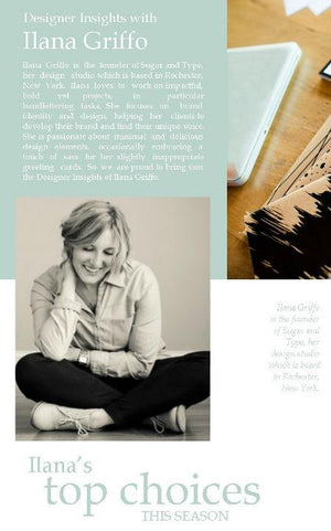 Designer insights with Ilana Griffo