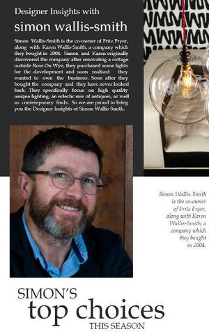 Designer insights with Simon Wallis-Smith