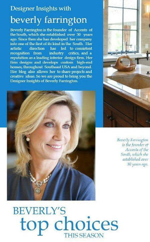 Designer insights with Beverly Farrington