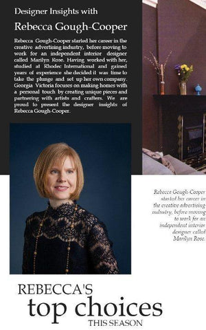 Designer insights with Rebecca Gough-Cooper