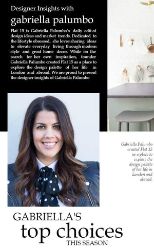 Designer insights with Gabriella Palumbo