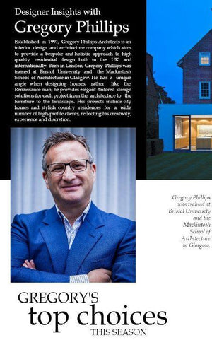 Designer insights with Gregory Phillips