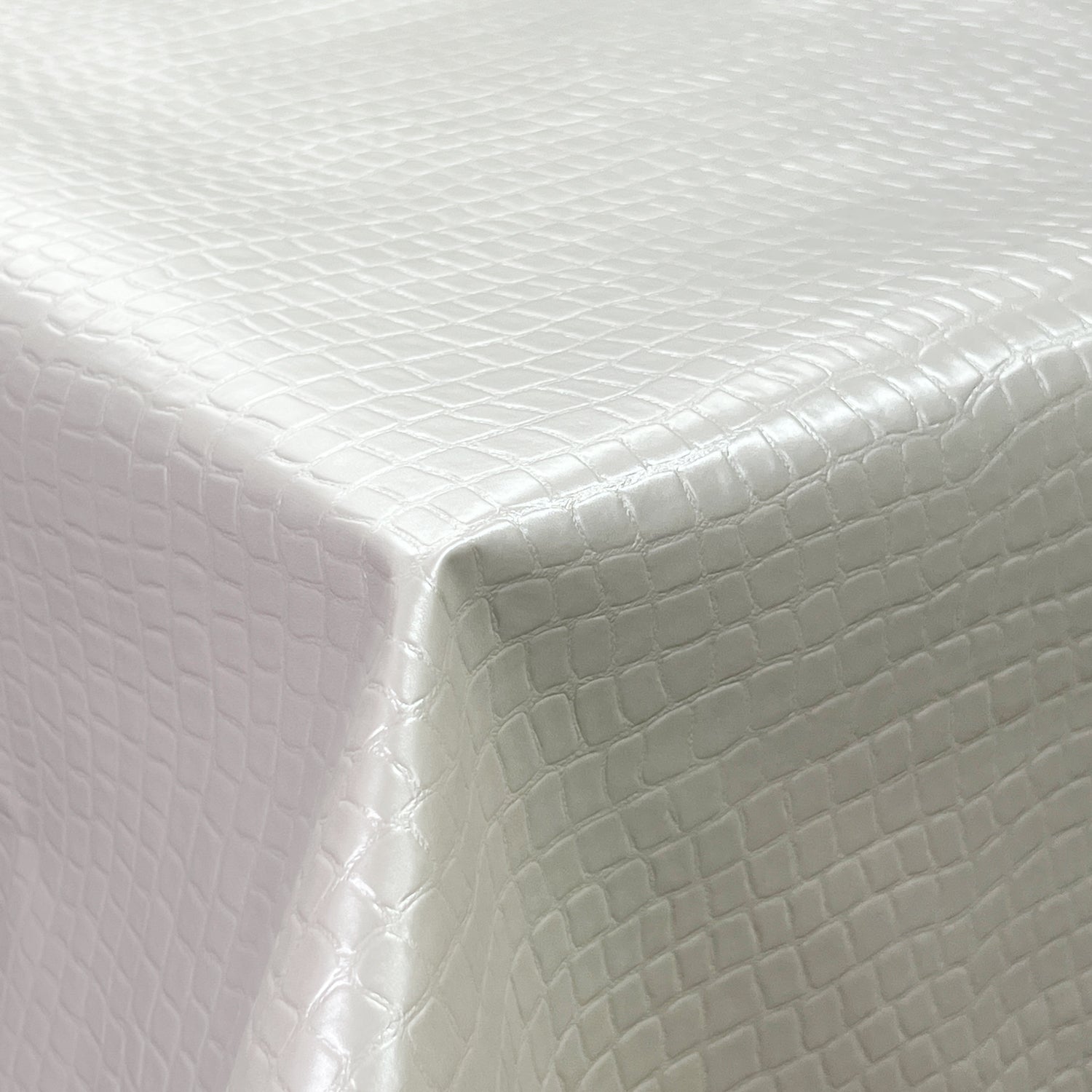 Polished Embossed Pvc White Embossed PVC Fabric | Terrys
