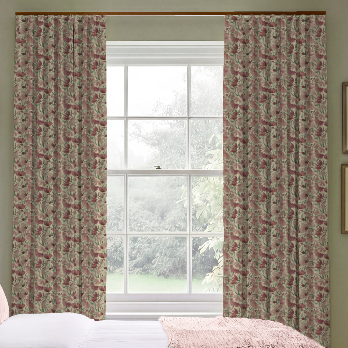ANTE DECOR Filby Made To Measure Curtains Dusty Mauve