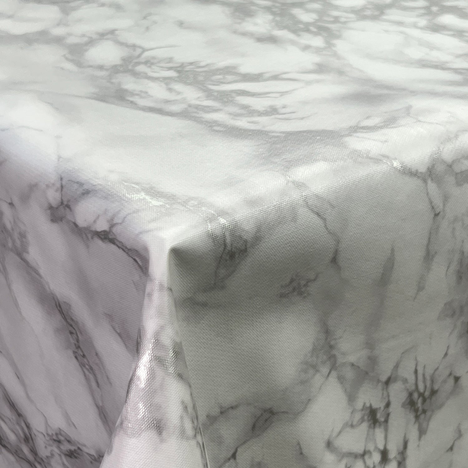 Silver Embossed Marble PVC Fabric | Terrys