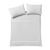 Catherine Lansfield Pintuck Easy Iron Percale Duvet Cover Bedding Set White