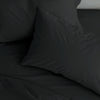 Catherine Lansfield Easy Iron Percale Weave Pillowcase Black