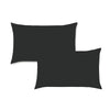 Catherine Lansfield Easy Iron Percale Weave Pillowcase Black