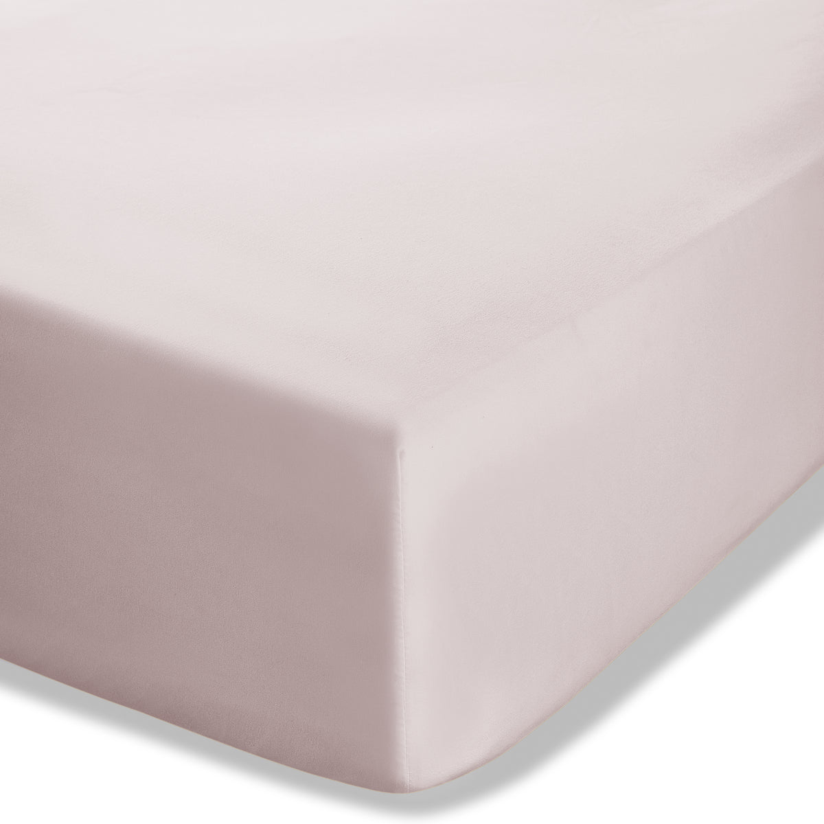 Catherine Lansfield Easy Iron Percale Extra Deep Bed Linen Fitted Sheet Blush