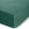 Catherine Lansfield Easy-Iron Percale Bed Linen Fitted Sheet Dark Green