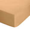 Catherine Lansfield Easy Iron Percale Extra Deep Bed Linen Fitted Sheet Caramel