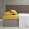 Catherine Lansfield Easy-Iron Percale Bed Linen Fitted Sheet Ochre