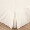 Catherine Lansfield Easy-Iron Percale Valance Bed Linen Fitted Sheet Cream
