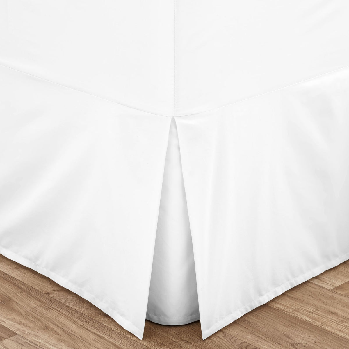 Catherine Lansfield Easy-Iron Percale Valance Bed Linen Fitted Sheet White