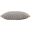 furn. Zigzag Printed 43cm x 43cm Filled Cushion Blush Grey