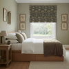 William Morris Cray Made To Measure Roman Blind Brown