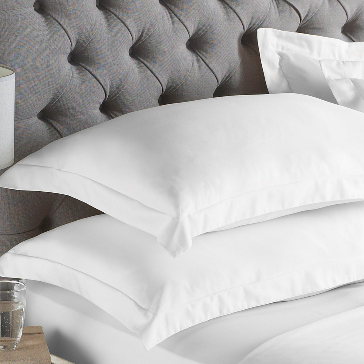 Paoletti 200 Thread Count Oxford Pillowcase White