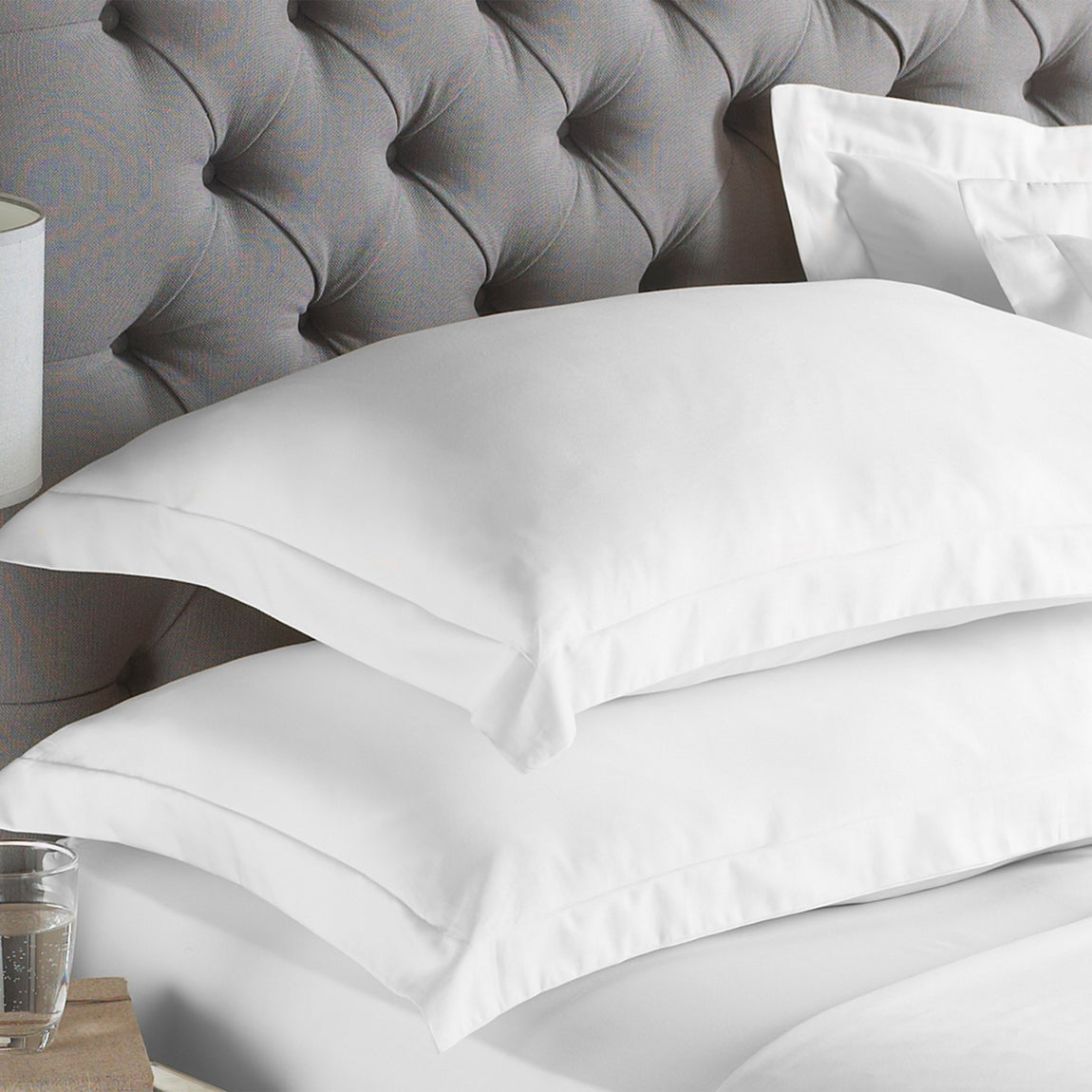 Paoletti 200 Thread Count Oxford Pillowcase White
