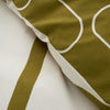 Catherine Lansfield Linear Curve Geometric Reversible Duvet Cover Bedding Set Olive Green